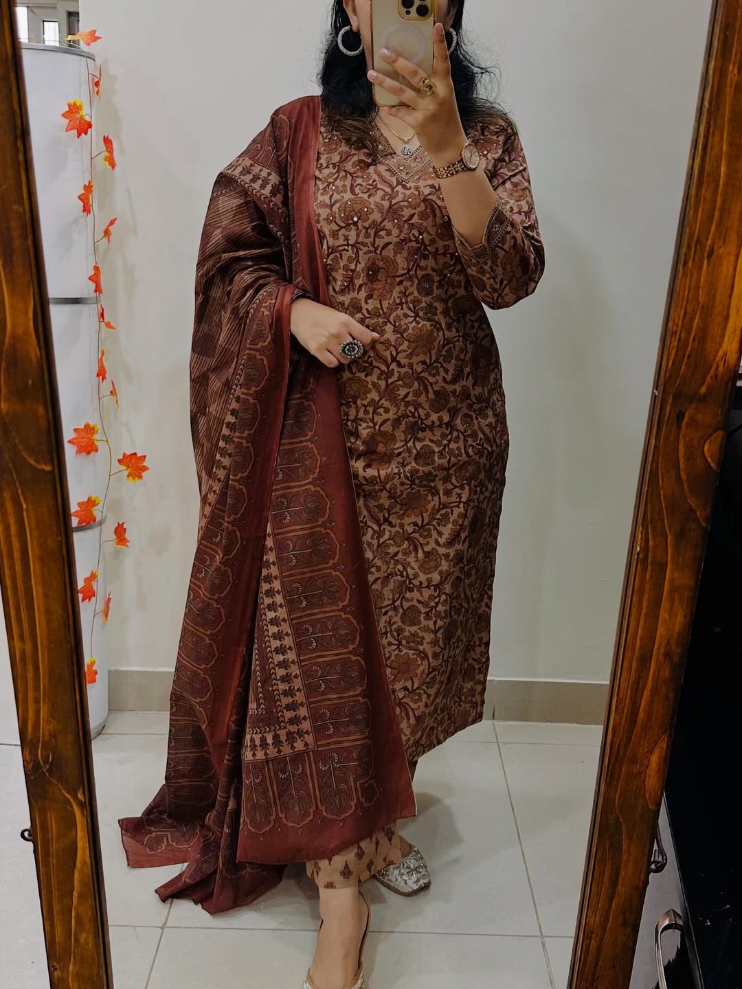 Readymade Three Piece Digital Print Shalwar Kameez - Image 4